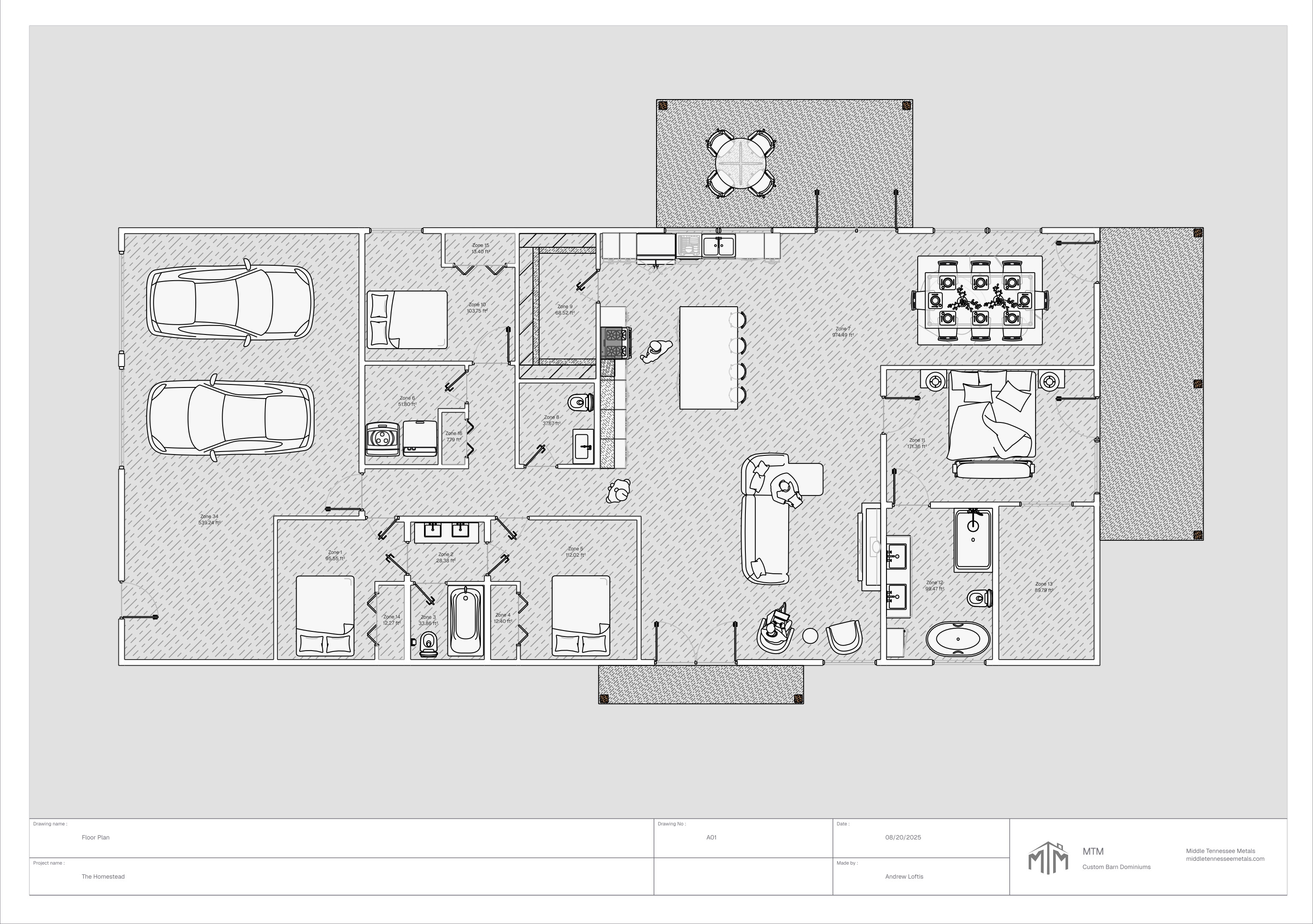 The Homestead Floor Plan